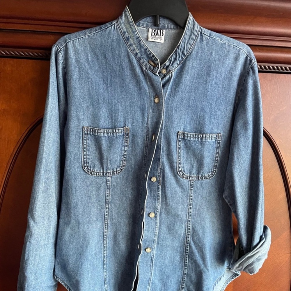 Denim blouse
